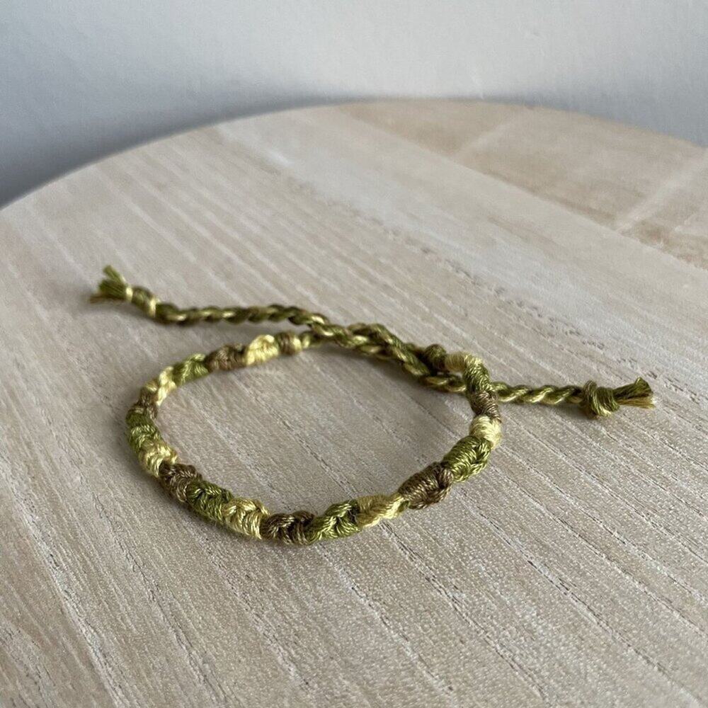 Zira Bracelet, anklet, trendy, comfortable, tie, embroidery thread, woven, gift,